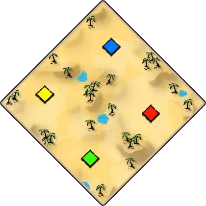 Arabian Desert mini haritası